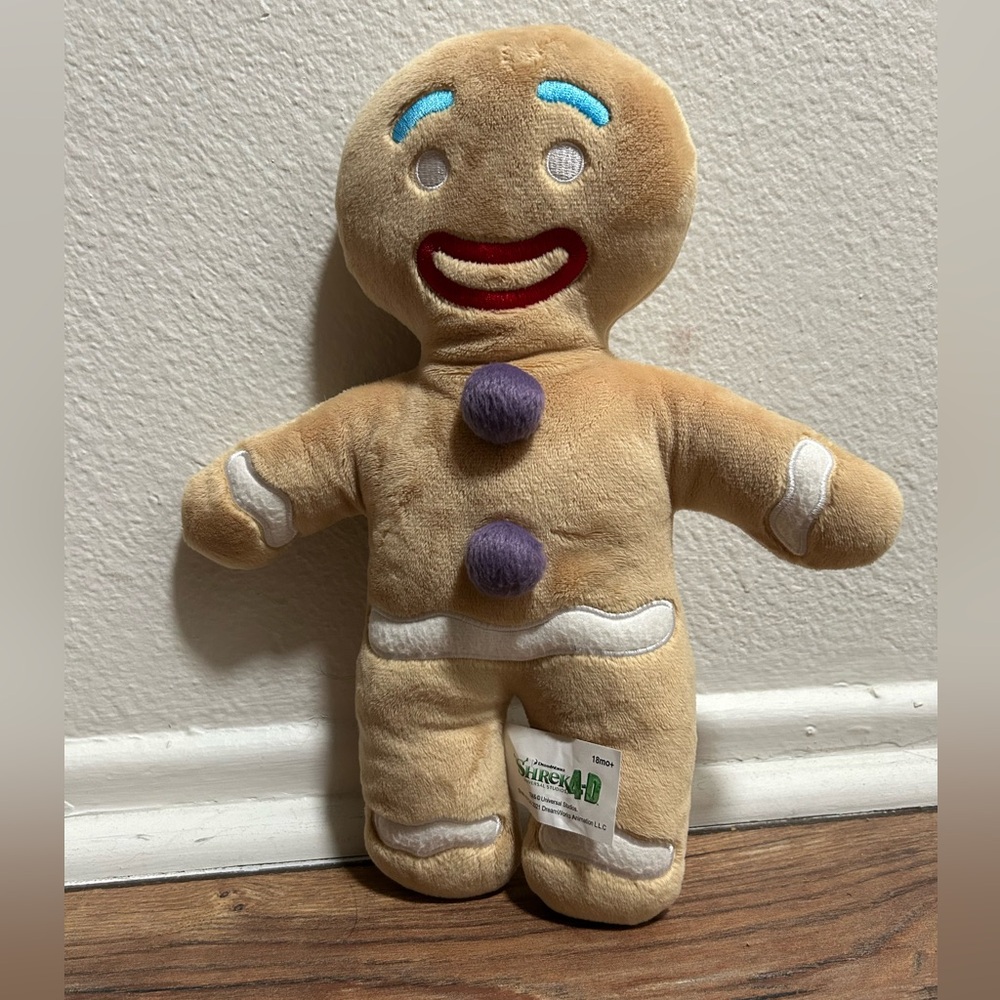 Gingerbread plush doll used
